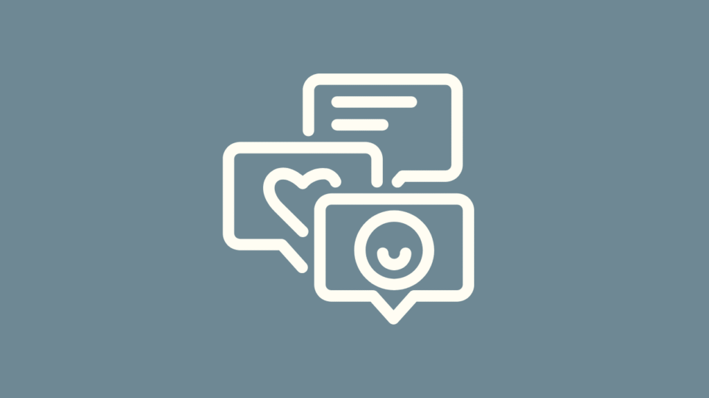 Social media icons graphic.